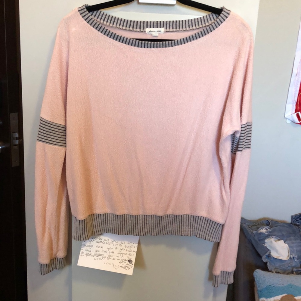 Pink soft sweater